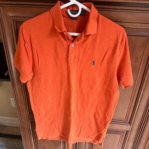 Polo by Ralph Lauren Men's Bright Orange Polo Shirt